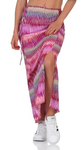 ONLY Damen Maxi Viskose Rock Onlnova Life Vis Melanie Sommerrock mit Schlitz 15317844 Phlox Pink 479 Power Zigzag XS ONLY Damen Maxi Viskose Rock Onlnova Life Vis Melanie Sommerrock mit Schlitz 15317844 Phlox Pink 479 Power Zigzag XS von ONLY