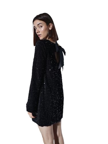 ONLANIKA Sequins LS Bow Dress WVN ONLANIKA Sequins LS Bow Dress WVN von ONLY