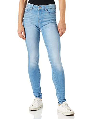 ONLY Damen ONLANNE K Life MID AGI 751 NOOS Skinny Jeans, Light Blue Denim, S/32 von ONLY