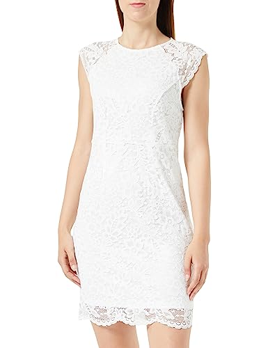 ONLY Damen ONLARZINA SL LACE Dress WVN Kleid, Cloud Dancer, M von ONLY