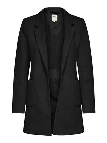 ONLY Damen ONLBAKER-Linea Life L/S Coatigan CC TLR Blazer, Black, XS ONLY Damen ONLBAKER-Linea Life L/S Coatigan CC TLR Blazer, Black, XS von ONLY
