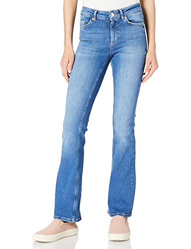 ONLY Damen Jeans 15223514 Medium Blue Denim L-32 von ONLY