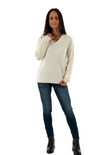 ONLY Damen ONLCAMILLA V-Neck L/S Pullover KNT 15204588, Birch/Melange, XS von ONLY