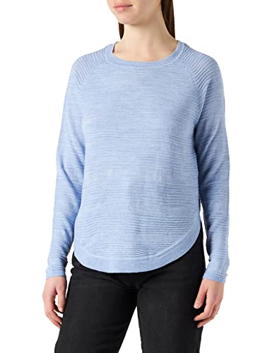 ONLY Damen Dünner Strick Pullover | Langarm Rundhals Knitted Sweater | Basic Stretch Jumper ONLCAVIAR, Farben:Lila, Größe:XS von ONLY