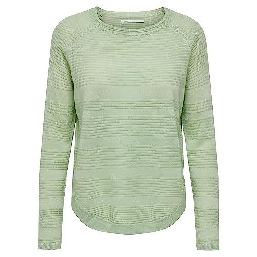 ONLY Damen ONLCAVIAR L/S Pullover KNT NOOS Strickpullover, Smoke Green,L von ONLY