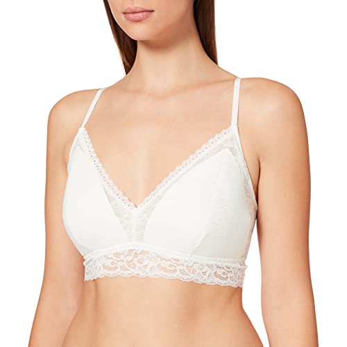 ONLY Damen ONLCLARA 2-Pack LACE Bra W Padding Gepolsterter BH, Cloud Dancer, S/M von ONLY