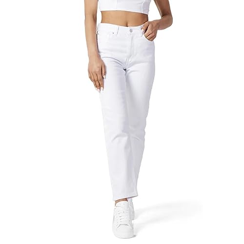 ONLY Damen ONLEMILY Stretch HW ST AK DNM CRO79 15292435, White, 29/"30 von ONLY