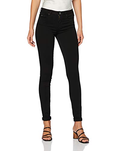 ONLY Basic Skinny Fit Jeans High Waist Stretch Denim 5-Pocket Hose ONLFOREVER, Farben:Schwarz,Größe Damen:XL/L32,Z - Länge L30/32/34/36/38:L32 von ONLY