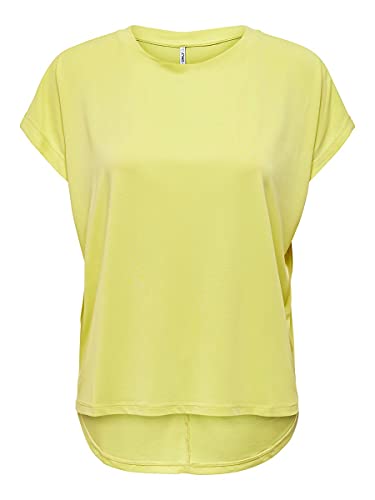 ONLY Damen ONLFREE Life S/S O-Neck TOP NOOS JRS T-Shirt, Pineapple Slice, XS von ONLY