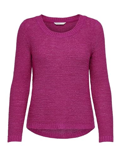 ONLY Damen ONLGEENA XO L/S KNT NOOS Pullover, 15113356 ,Raspberry Rose ,XS von ONLY