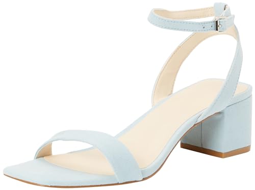 ONLY Damen ONLHANNA-1 Life PU Heeled NOOS Sandalen, Clear Sky, 35 EU von ONLY