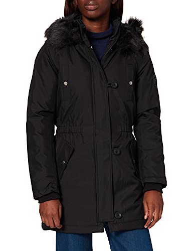 ONLY Damen ONLIRIS FUR WINTER PARKA CC OTW Jacket, Black/Detail:BLACK FUR, M von ONLY