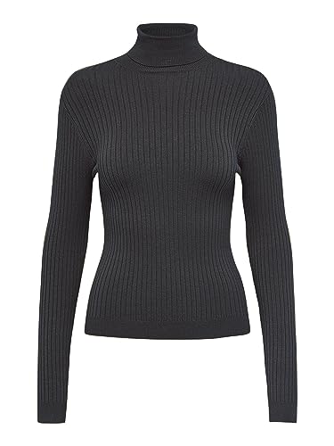 ONLY Damen ONLKAROL L/S Rollneck Pullover KNT, Asphalt, XS ONLY Damen ONLKAROL L/S Rollneck Pullover KNT, Asphalt, XS von ONLY