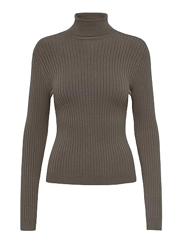 ONLY Damen ONLKAROL L/S Rollneck Pullover KNT, Walnut, XL von ONLY