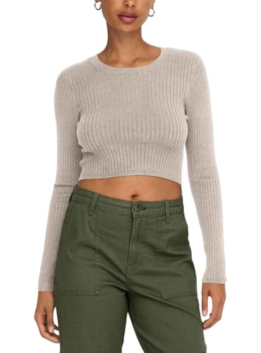 ONLKAROL LS Crop O-Neck KNT NOOS von ONLY