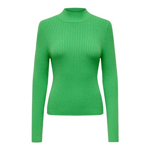 ONLY Damen ONLKATIA LS FIT Highneck KNT Pullover, Island Green, Large von ONLY