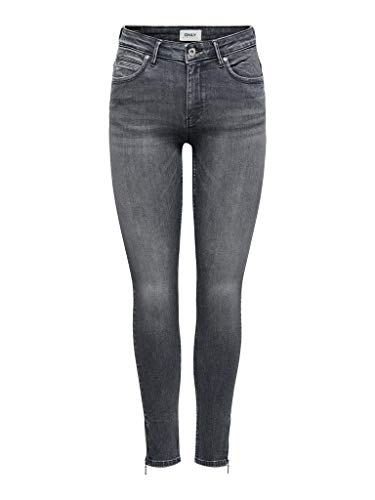 ONLY Womens Medium Grey Denim Jeans Stretch von ONLY