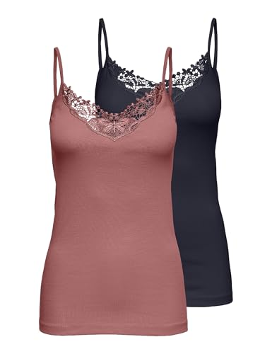 ONLY Onlkira Lace Singlet 2Pack Noos von ONLY