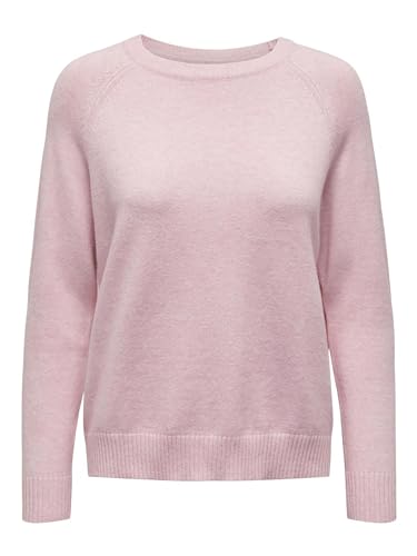 ONLY Damen Pullover 15170427 Light Pink M von ONLY