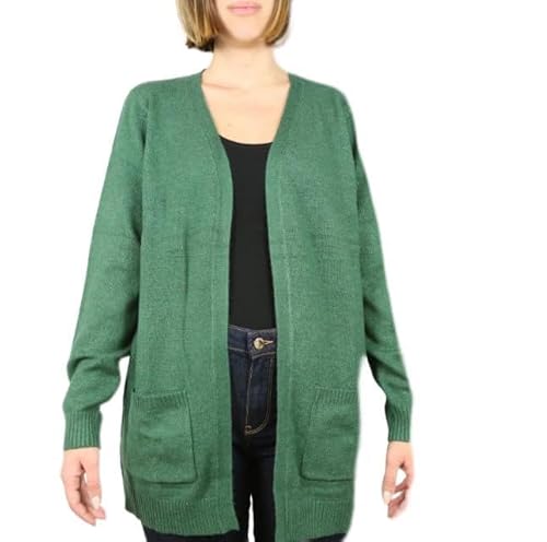 ONLY Damen ONLLESLY L/S Open Cardigan KNT NOOS Strickjacke, Pineneedle/Detail:W. Melange, M von ONLY