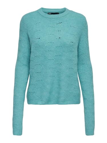 ONLY Damen ONLLOLLI L/S KNT NOOS Pullover, Aquarelle/Detail:Melange, XS von ONLY