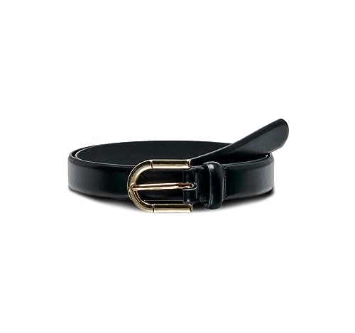 ONLY Damen ONLLUNA PU Jeans Belt Acc Gürtel, Black, 80 von ONLY