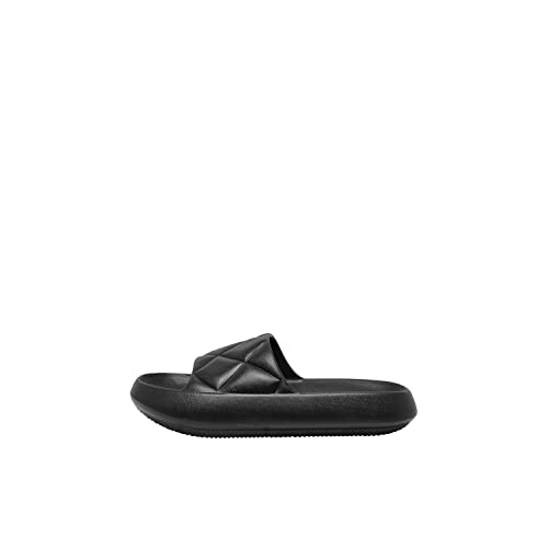 ONLY Damen ONLMAVE-1 PU Pool Slide NOOS Sandalette, Black, 38 EU von ONLY