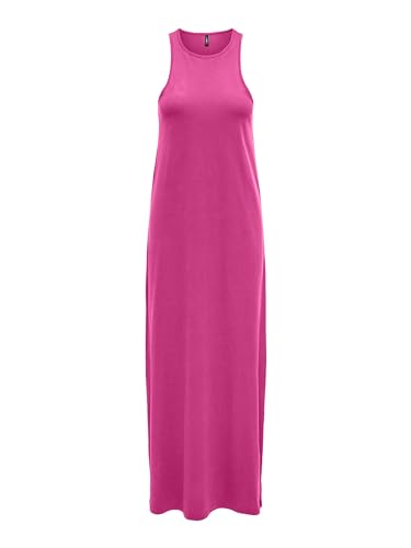 ONLY Damen ONLMAY Life S/L Long Dress Box JRS Maxikleid, (DE/NL/SE/PL, Alphanumerisch, L, Regular, Regular, Raspberry Rose) von ONLY
