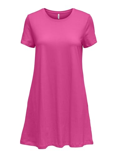 ONLY Damen ONLMAY Life S/S Pocket Dress JRS Jerseykleid, Raspberry Rose, Large von ONLY