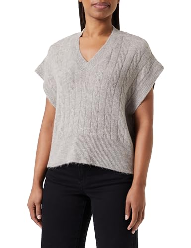 ONLY Damen ONLMELODY Vest KNT NOOS Pullover, Pure Cashmere/Detail:Melange, L von ONLY