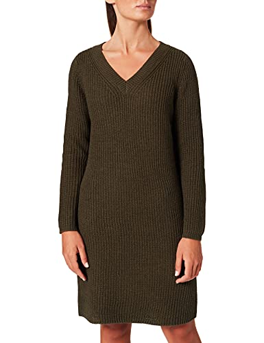 Only Damen ONLMELTON Life L/S Dress KNT Kleid, Forest Night, S von ONLY