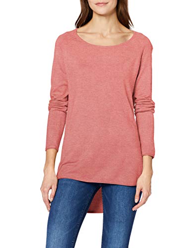 ONLY Damen Onlmila Lacy L/S Long Pullover Knt Noos, Tea Rose, XS von ONLY