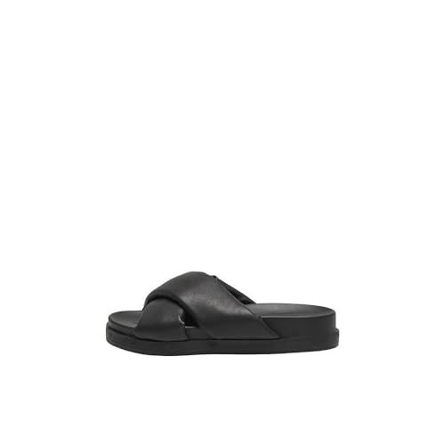 ONLY Damen ONLMINNIE-12 Cross Strap NOOS Sandalen, Black, 37 EU von ONLY