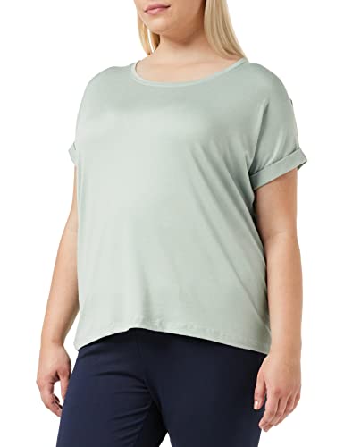 JDY Damen Einfarbiges T-Shirt | Basic Rundhals Ausschnitt Kurzarm Top | Short Sleeve Oberteil ONLMOSTER, Farben:Hellgrün, Größe:S von ONLY