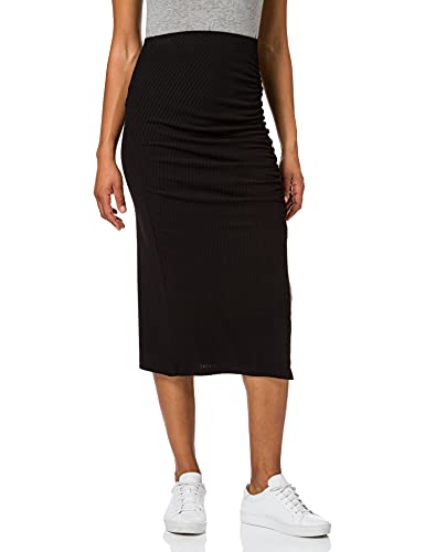 Only Damen ONLNELLA Slit Skirt JRS Rock, Black, XS von ONLY