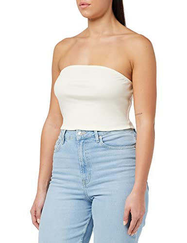 ONLY Damen ONLNESSA S/L Bandeau JRS Top, Cloud Dancer, l von ONLY