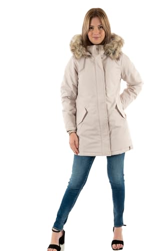 ONLY Damen ONLNEWKATY Parka CC OTW Mantel, Moonbeam, XS von ONLY