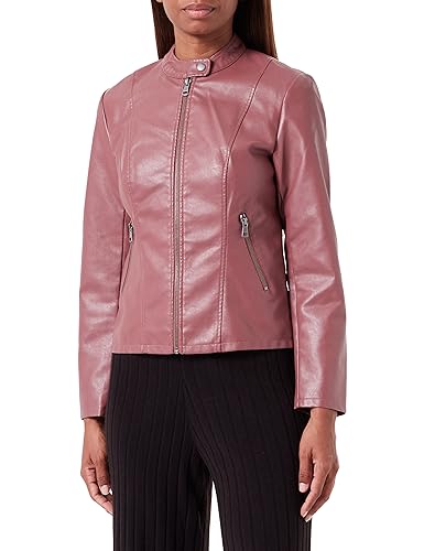 ONLY Damen ONLNEWMELISA Faux Leather Jacket CC OTW Jacke, Rose Brown, XS von ONLY