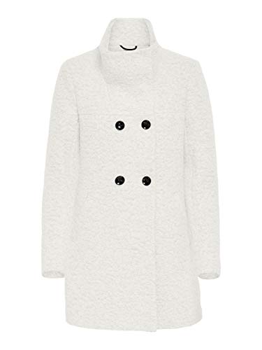 ONLY Damen ONLNEWSOPHIA Wool Coat CC OTW Jacke, Cloud Dancer, XL von ONLY