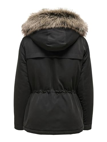 ONLY Damen ONLNEWSTARLINE AW Parka CC OTW Jacke, Black, M von ONLY