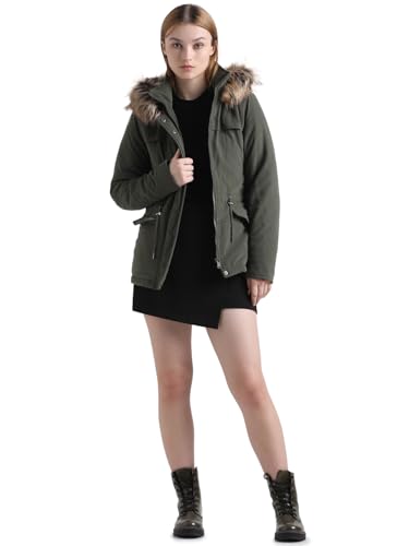 ONLY Damen ONLNEWSTARLINE AW Parka CC OTW Jacke, Forest Night, M von ONLY