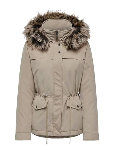 ONLY Damen Langer ONLNEWSTARLINE AW Parka CC OTW 15297128,Weathered Teak,XS ONLY Damen Langer ONLNEWSTARLINE AW Parka CC OTW 15297128,Weathered Teak,XS von ONLY