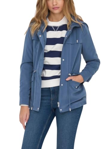 ONLY Damen ONLNEWSTARLINE Spring Jacket CC OTW Jacke, Vintage Indigo, L von ONLY