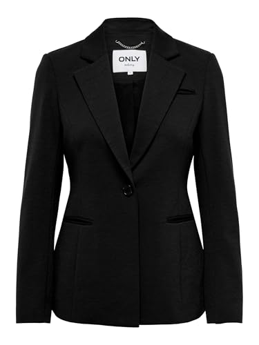 ONLY Damen ONLPEACH L/S FIT TLR NOOS Blazer, Schwarz,38 von ONLY