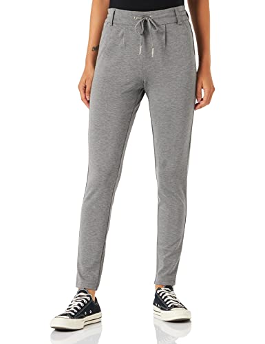 ONLY Damen ONLPOPTRASH Life Easy COL Pant PNT NOOS Trousers, Medium Grey Melange, XXS 34 von ONLY