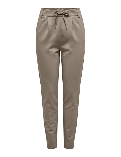 ONLY Damen ONLPOPTRASH Life Easy COL Pant PNT NOOS Trousers 15115847,Fossil,XS / 30L ONLY Damen ONLPOPTRASH Life Easy COL Pant PNT NOOS Trousers 15115847,Fossil,XS / 30L von ONLY
