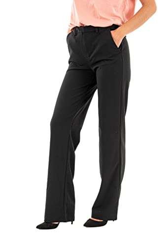 ONLY Damen ONLRAFFY-YO Life MID STR Pant TLR NOOS Hose 15265049,Schwarz,XS / 32L von ONLY