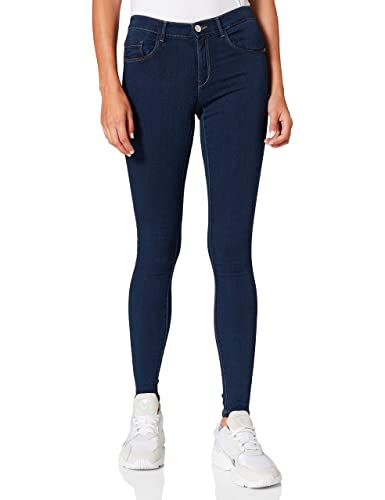 ONLY Damen Onlrain Life Reg Skinny DNM Noos Freizeithose, Dark Blue Denim, XS / 34L EU von ONLY