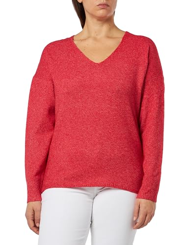 ONLY Damen ONLRICA Life L/S V-Neck PULLO KNT NOOS Pullover, Lychee/Detail:Melange, L von ONLY