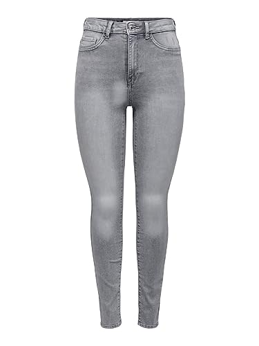 ONLY Damen ONLROSE HW Skinny DNM GUA NOOS Jeans, Medium Grey Denim, 38W / 32L von ONLY